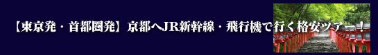 【東京発】京都市内の人気ホテルに泊まる新幹線・飛行機がセットの京都格安旅行のご案内！