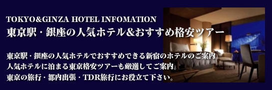 新宿人気ホテル&おすすめ都内格安ツアー