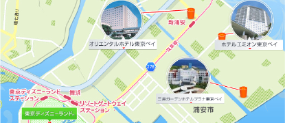 東京ディズニーリゾートMA P