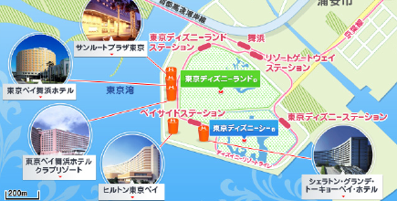 東京ディズニーリゾートMA P