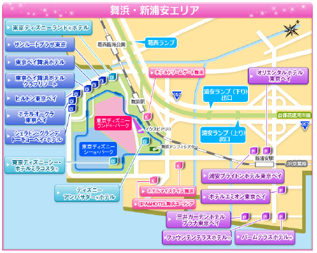 東京ディズニーリゾートMA P